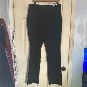 NWT White House Black Market black effortless bootcut pant size 12